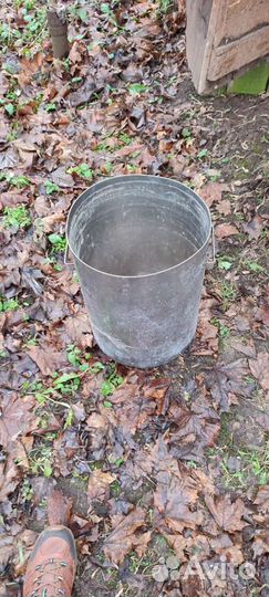 Алюминиевый бак примерно 50 литров может больше