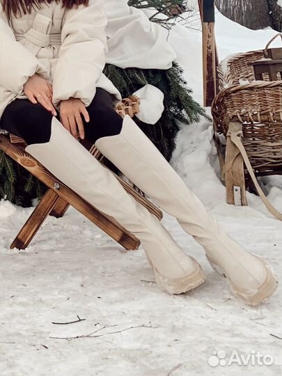 Демисезонные ботфорты 36-37