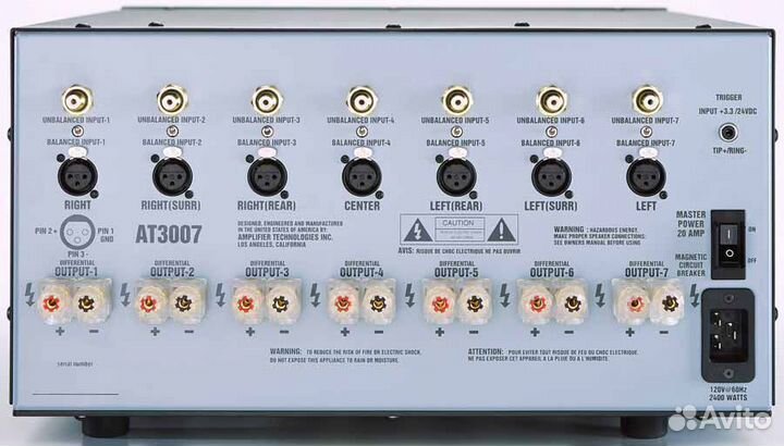Hi-End Усил. ATI AT3007 (7x450watt) -40 Off Новый