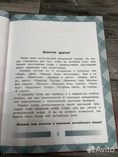 Детский англо-русский визуальный словарь