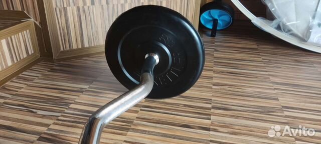 Штанга с блинами