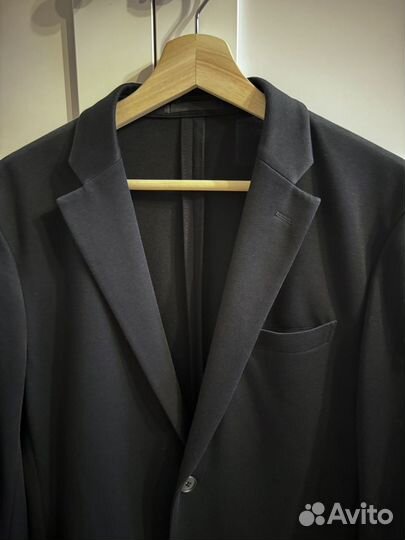 Пиджак Uniqlo из джерси черный