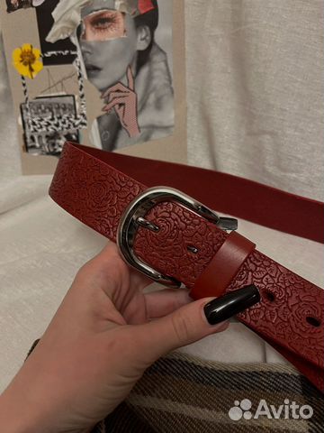 Ремень женский натуральная кожа