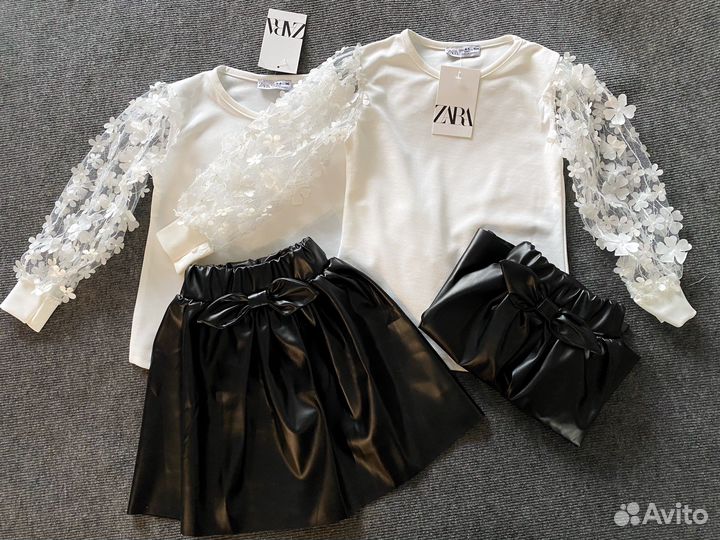 Детская одежда - костюм юбка кофта Zara