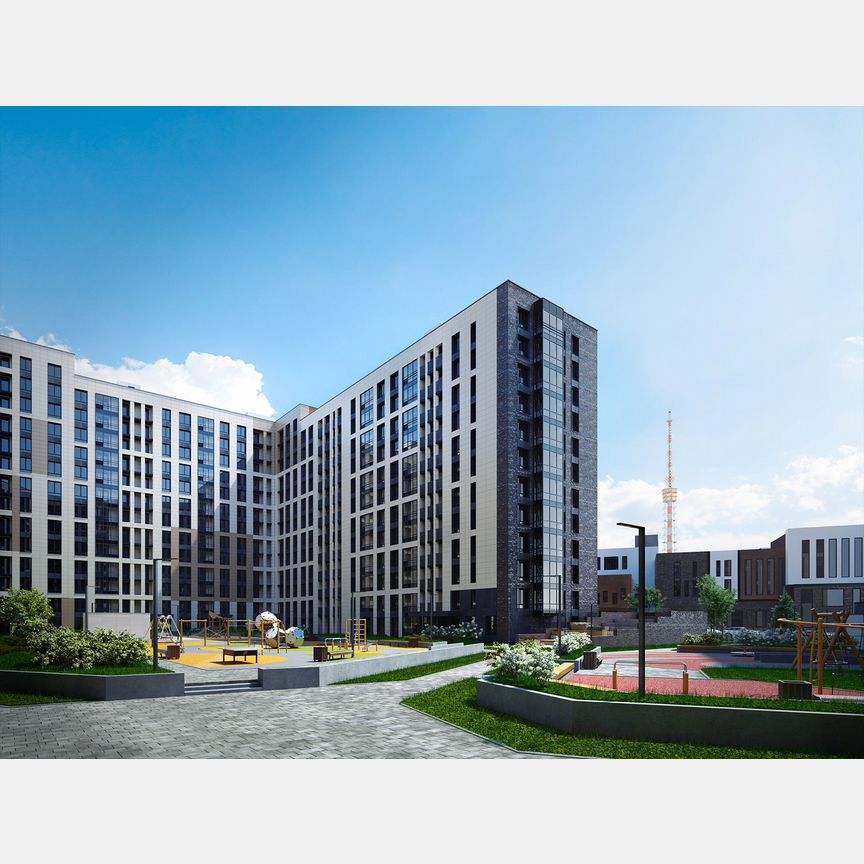 2-к. квартира, 65,7 м², 2/16 эт.