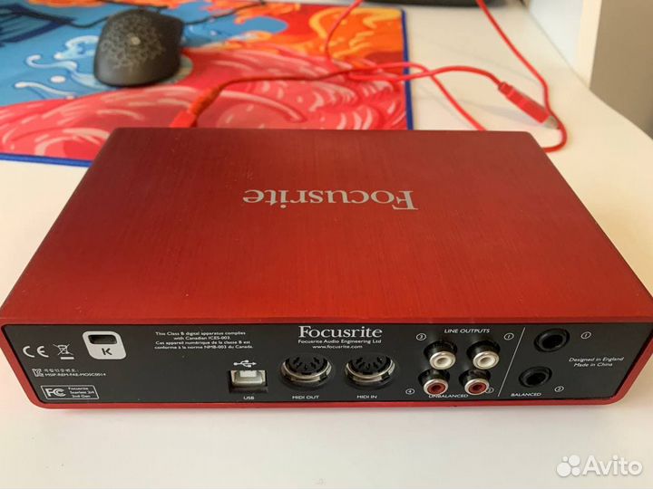 Звуковая карта Focusrite Scarlett 2i4 2nd Gen