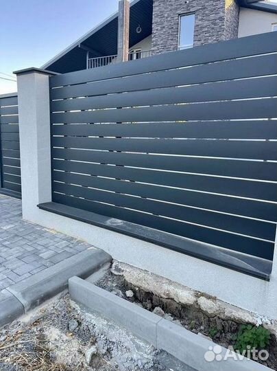 Забор ранчо (горизонтальный)