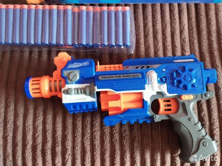 Детский пулемет пистолет Blaster пульками автомат