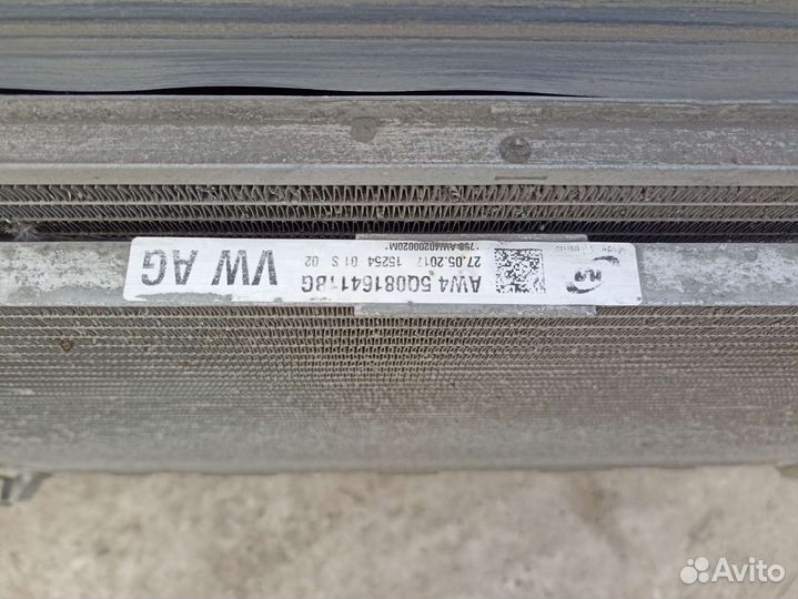 Радиатор кондиционера передний Skoda Octavia A7