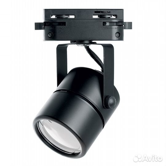Трековый светильник-прожектор черный и белый