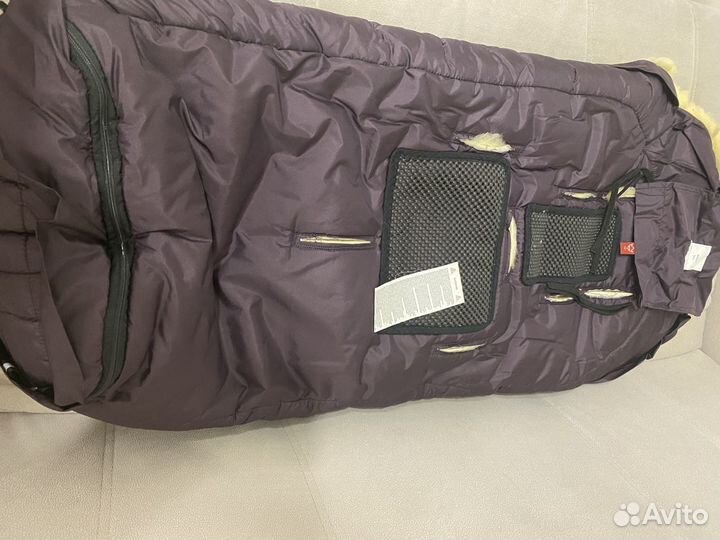 Теплый конверт на овчине