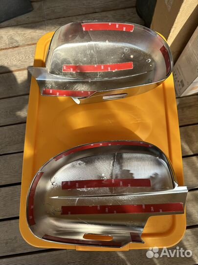 Хромированные накладки на зеркала комплект