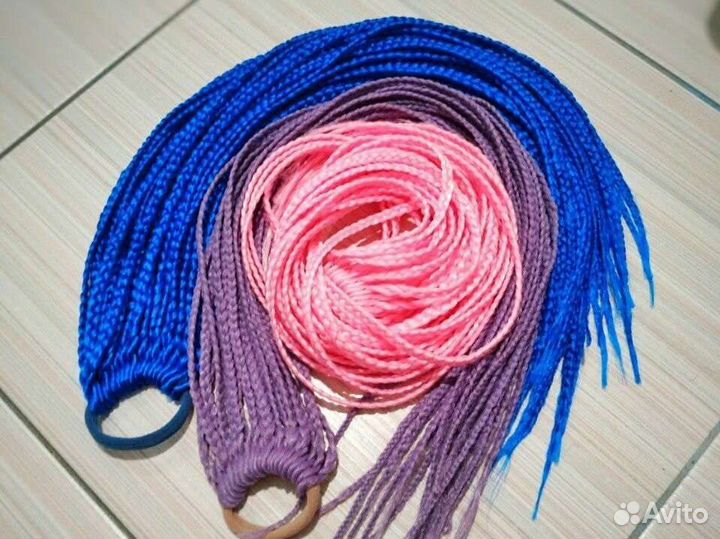 Резинки для волос с афрокосичками