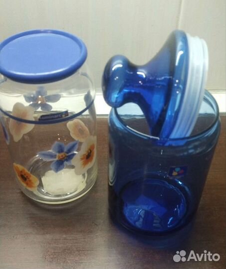 Банки для сыпучих продуктов стекло