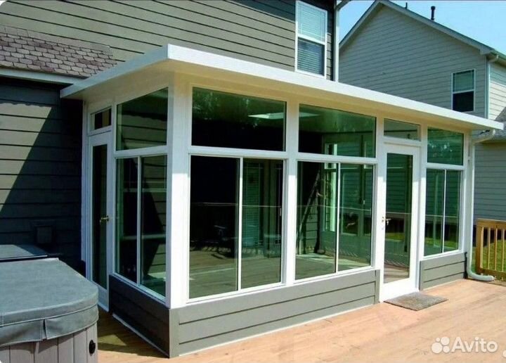 Остекление веранды террасы тамбуры витражи