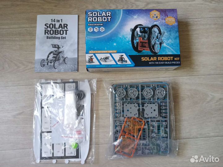 Конструктор робот на солн. батарее (новый)