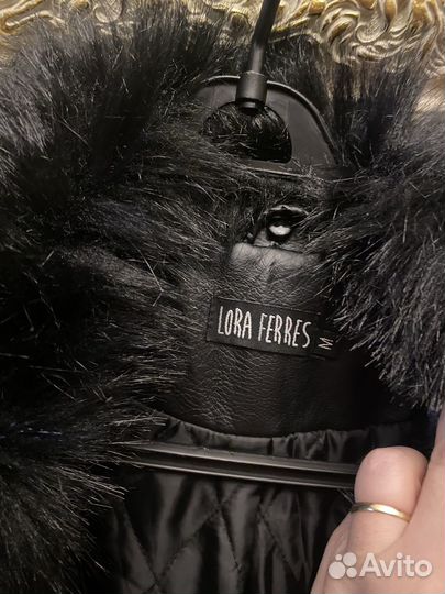 Lora Ferres м размер шикарная эко кож куртка
