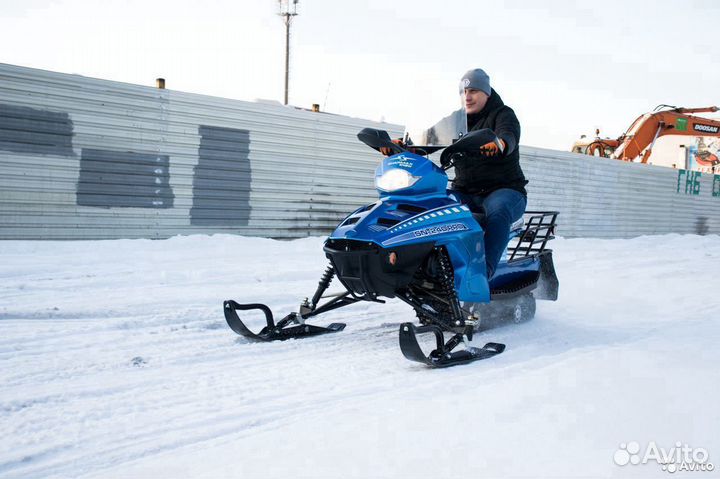 Снегоход Sharmax SN-240 PRO Landcrafter (синий)