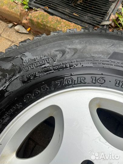 Резина на дисках R16. 265/70/16