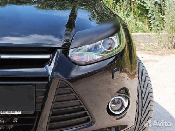 Реснички на фары Ford Focus 3 c 2011