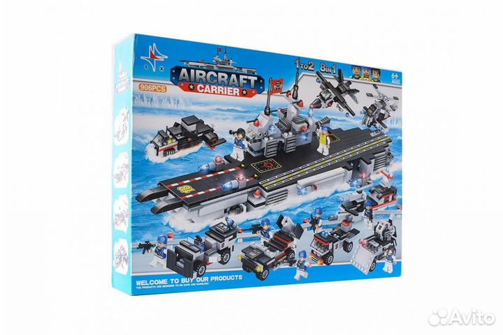 Конструктор aircraft carrier LXA281 (906 дет)