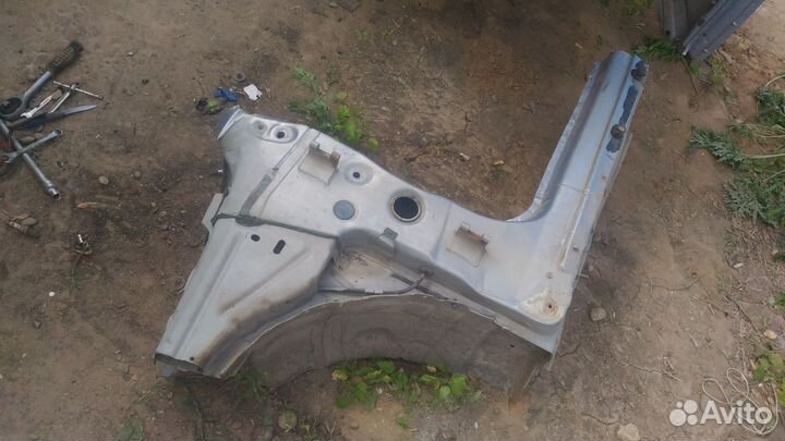 Порог левый со стойкой для Opel Astra G 1998-2005