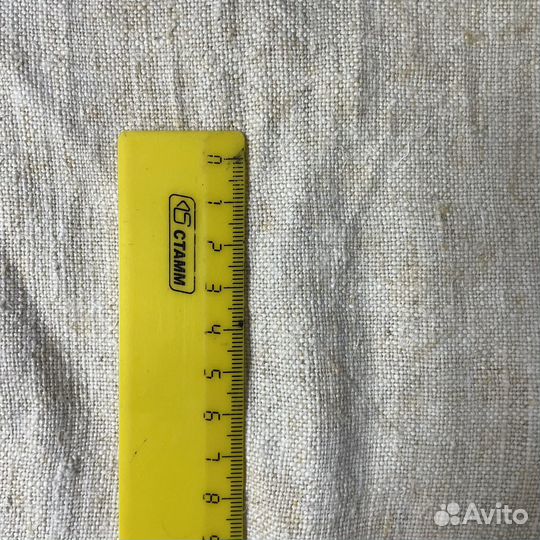 Ткань домоткань старинная 17,49М хлопок лен