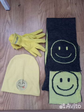Комплект шапка и шарф для девочки