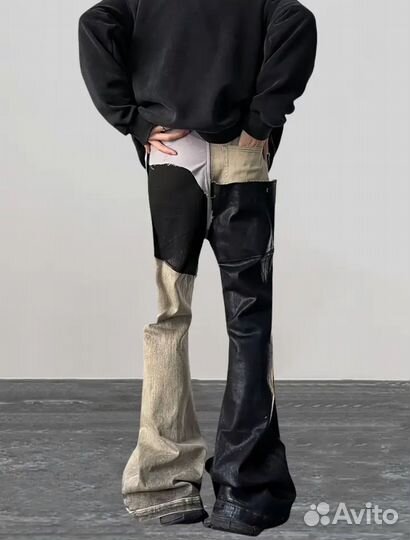 Rick owens штаны клеш type