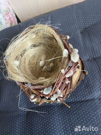 Декоративное украшение гнездо