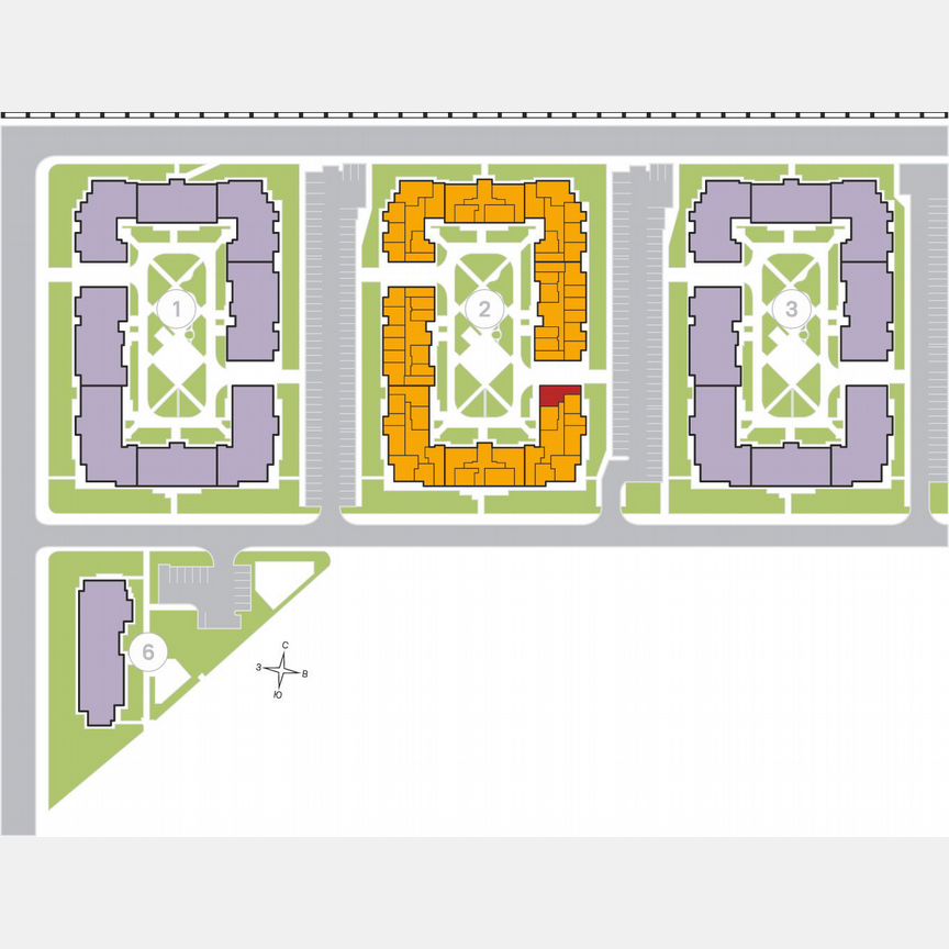 2-к. квартира, 64,3 м², 1/4 эт.