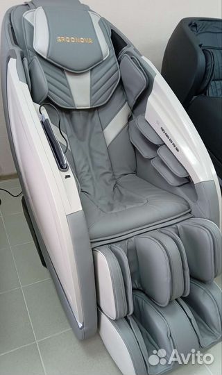 Массажное кресло Ergonova ErgoLine 4 Black Grey