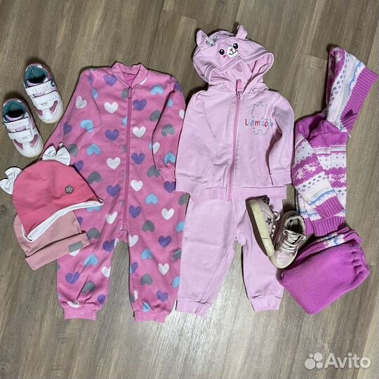 Вещи для девочки пакетом 80-86