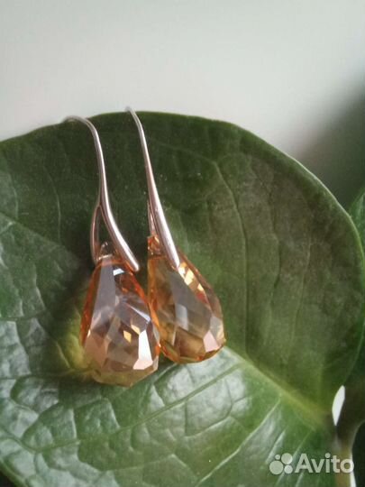 Серьги в стиле Swarovski