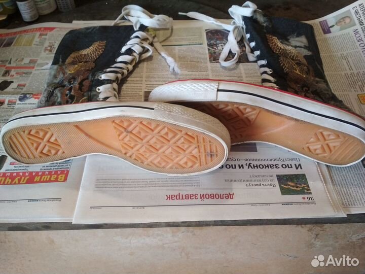 Кеды-ботфорты