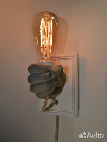 Светильник настенный Loft, ручной работы