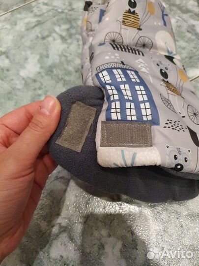 Муфта-варежки на коляску