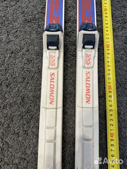 Детские лыжи+крепления+ботинки 32 р