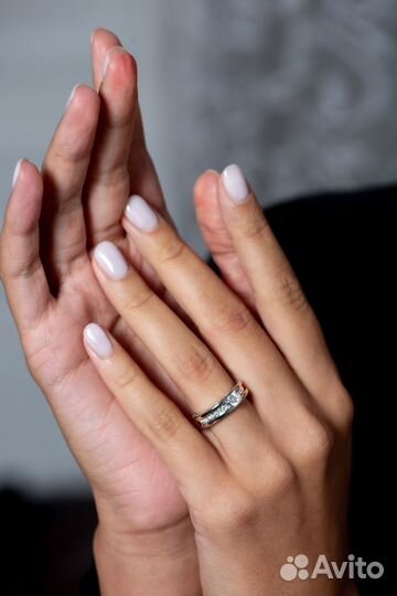 Кольцо Bvlgari BZero1 0.34 ct D/VS1 White Gold Rin