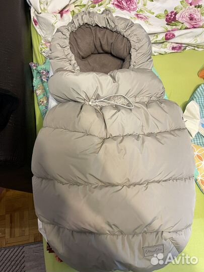 Зимний конверт в коляску mansita