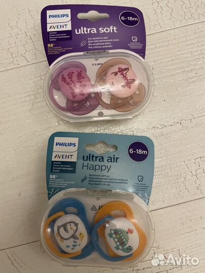 Новая Пустышка Philips Avent 6-18 мес, оригинал