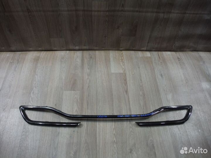 Хром молдинг накладки заднего бамп Hyundai Creta