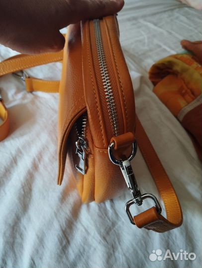 Сумка кросбоди нат. кожа