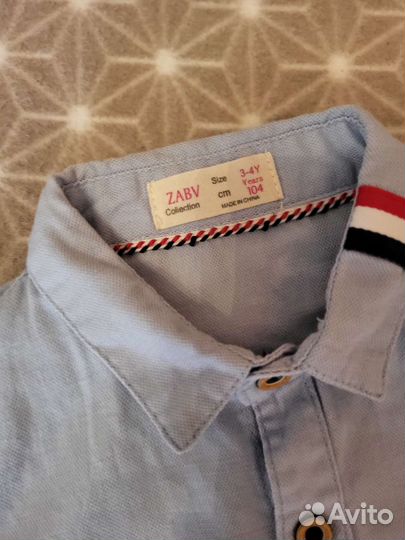 Рубашка для мальчика хлопок