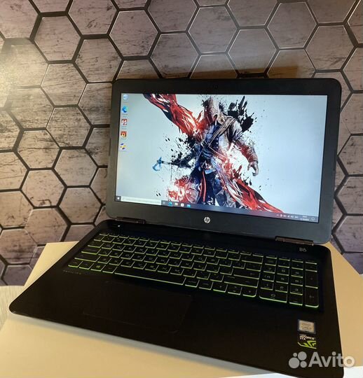 Игровой HP 16GB, GTX 1050, i5-8300H