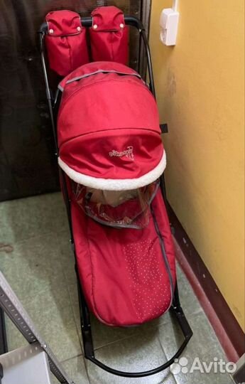 Коляска санки