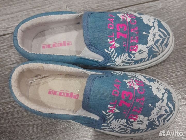 Слипоны для девочки 28р
