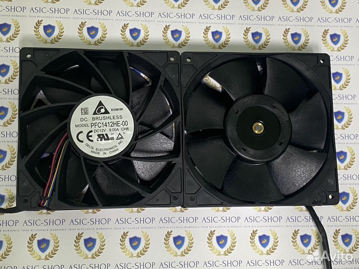 Кулер/Вентилятор Delta 140х140 (9A) 4 пин Оригинал