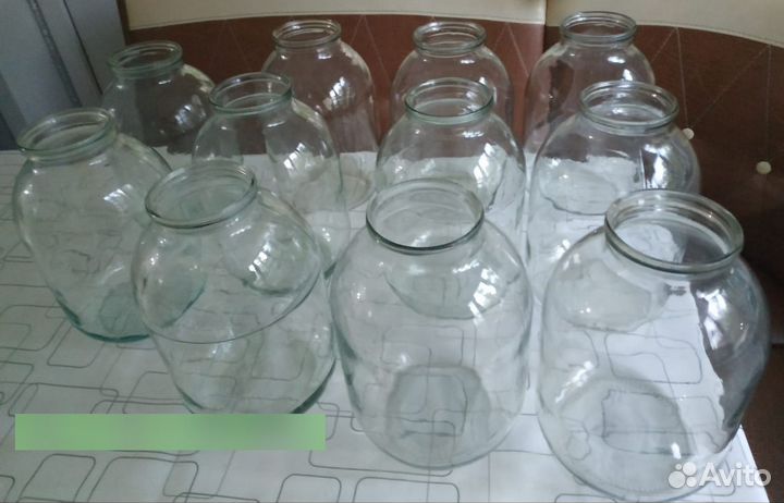 Банки стеклянные 3 литра бу