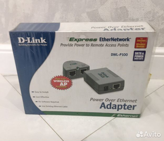 Камера и адаптер Ethernet (новые)